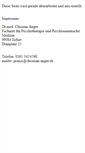 Mobile Screenshot of erfurt.psychotherapie.org