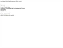 Tablet Screenshot of erfurt.psychotherapie.org